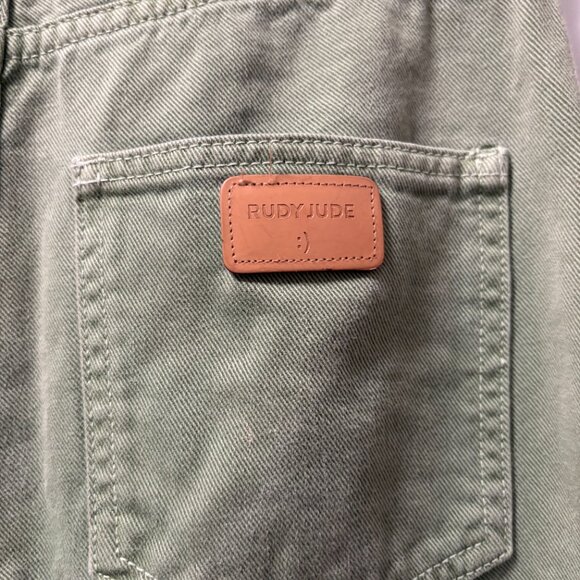 Rudy Jude Utility Jeans Size 1 in Green Bean - Picture 7 of 9